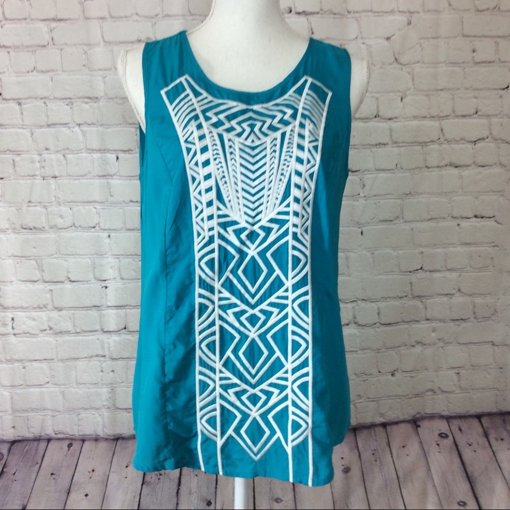 Papermoon//Stitch Fix Rylie Teal Tank